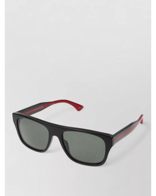 Gucci Gray Sunglasses Gg2119S 001 Rectangular Frame for men
