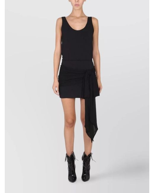 Philosophy Black Strappy Mini Dress