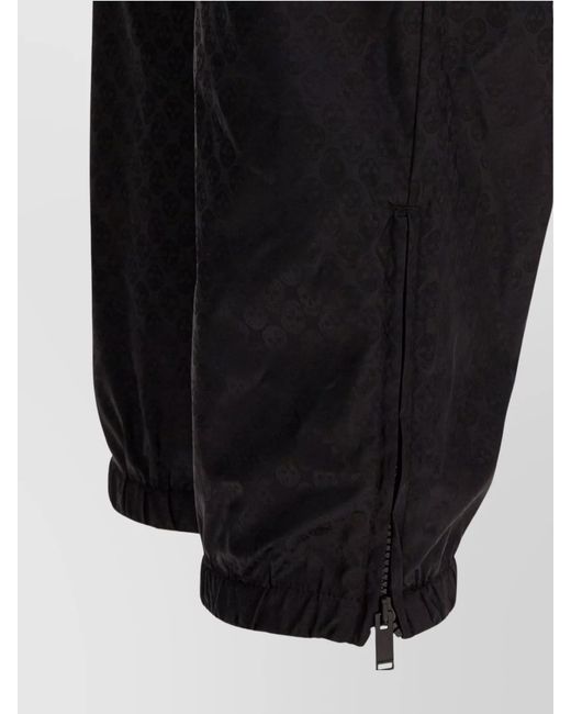 McQueen Black Track Pants for men