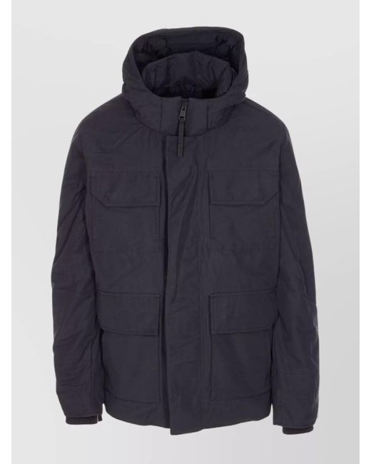 Canada Goose Blue Cotton Parka for men