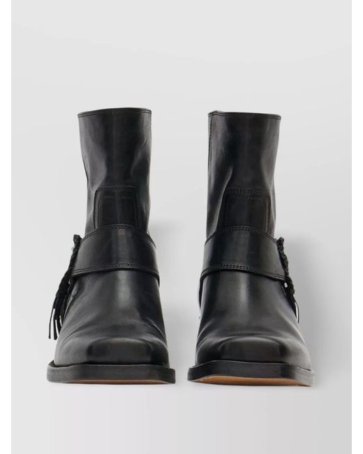Isabel Marant Black Leather Ankle Boots