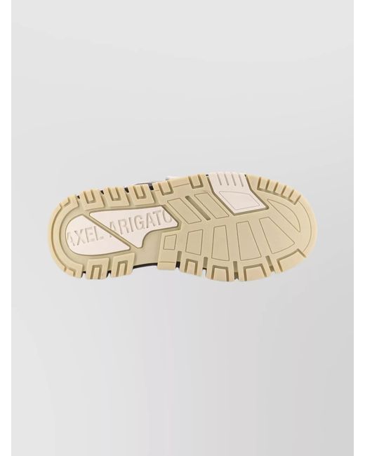 Axel Arigato White Low-Top Suede Sneakers Featuring Logo Detail for men