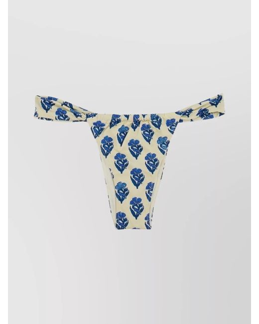 Mc2 Saint Barth Blue Bikini Bottom