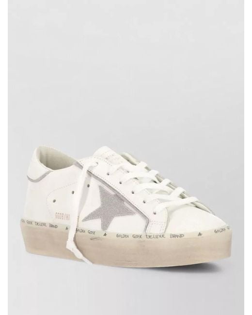 Golden Goose Deluxe Brand Natural Leather Sneakers Low Top Star Detail