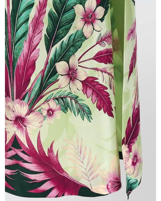 F.R.S For Restless Sleepers White Penelope Dress Maxi Tropical Print Style