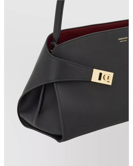 Ferragamo Black Hug S Shoulder Bag
