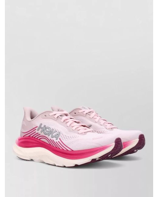 Hoka One One Pink Clifton 11 Low-Top Sneakers