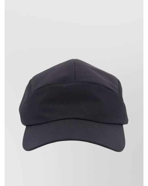 Jil Sander Blue Curved Brim Nylon Baseball Hat for men
