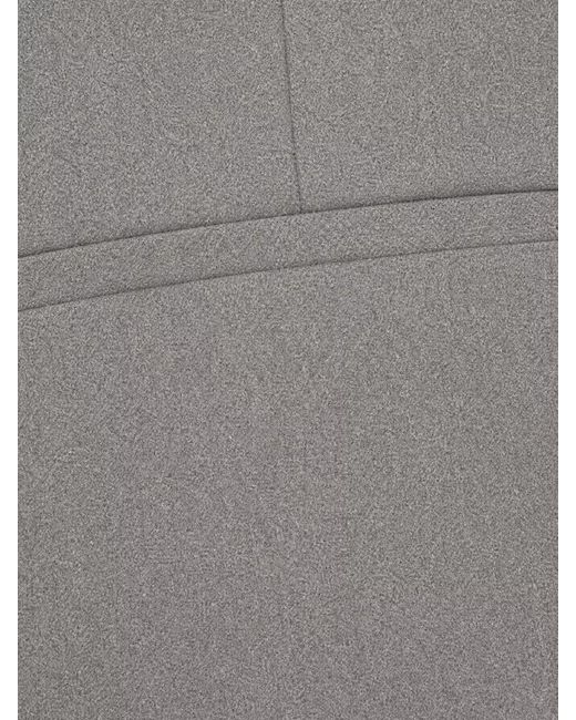Stella McCartney Gray Wool Wide-Leg Trousers