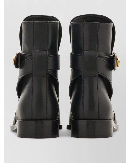 Ferragamo Black Leather Boots