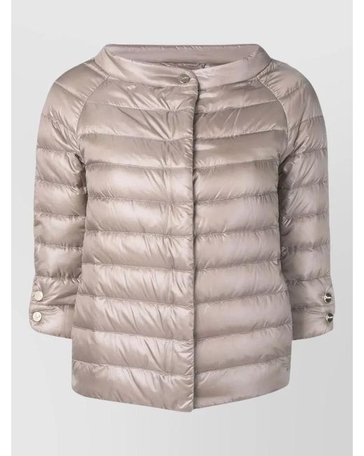Herno Natural Single Breasted Coat