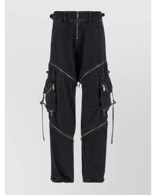 Off-White c/o Virgil Abloh Blue Denim Cargo Jeans for men