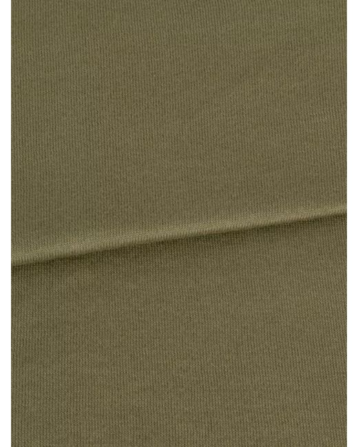 John Smedley Green Polo Shirt Straight Collar Ribbed Cuffs Hem for men