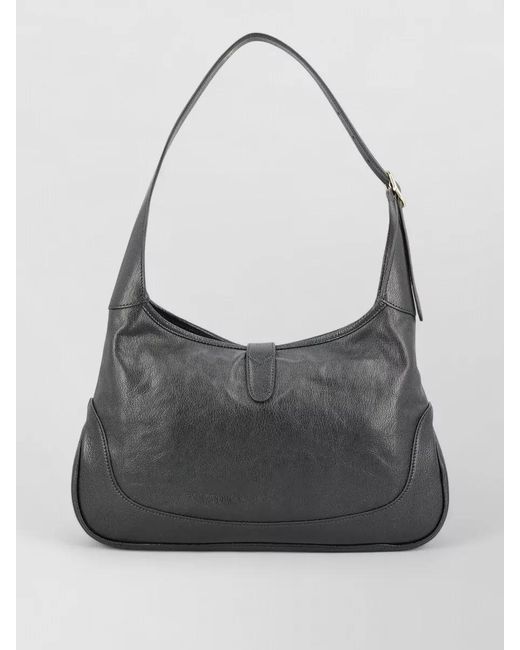 Gucci Black Jackie Shoulder Bag Adjustable Strap Buckle