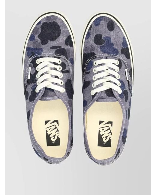 Vans Blue Lx Lace Up Authentic Low Top Shoe