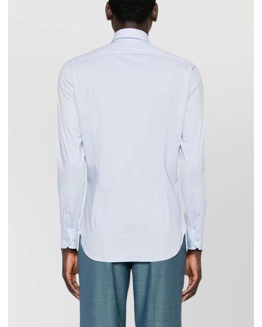 Etro White Printed Button-Down Shirt for men