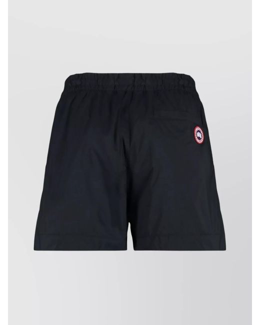 Canada Goose Blue Nylon Shorts