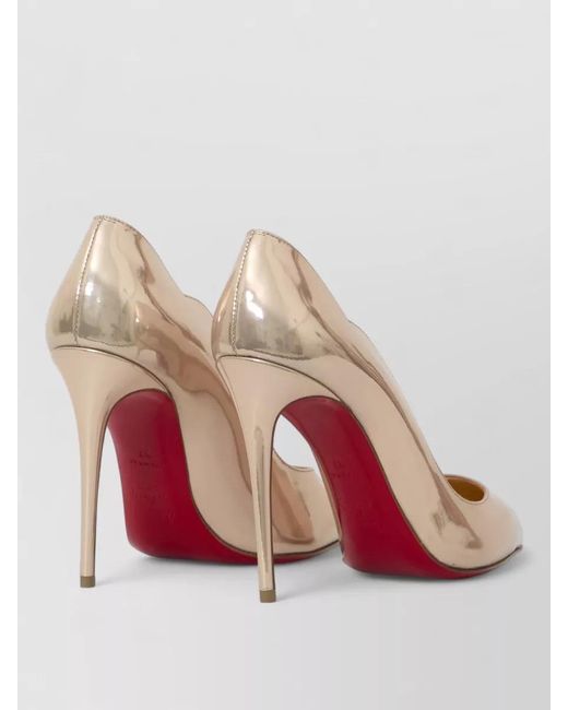 Christian Louboutin Natural Leather Pumps