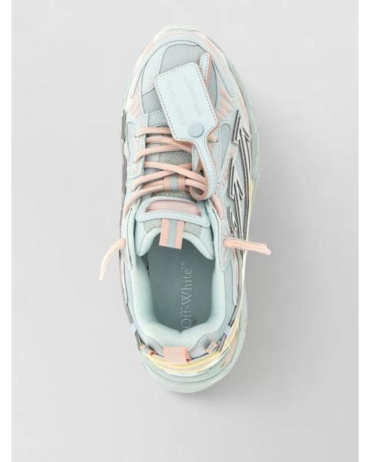 Off-White c/o Virgil Abloh Gray Be Right Back Low-Top Sneakers