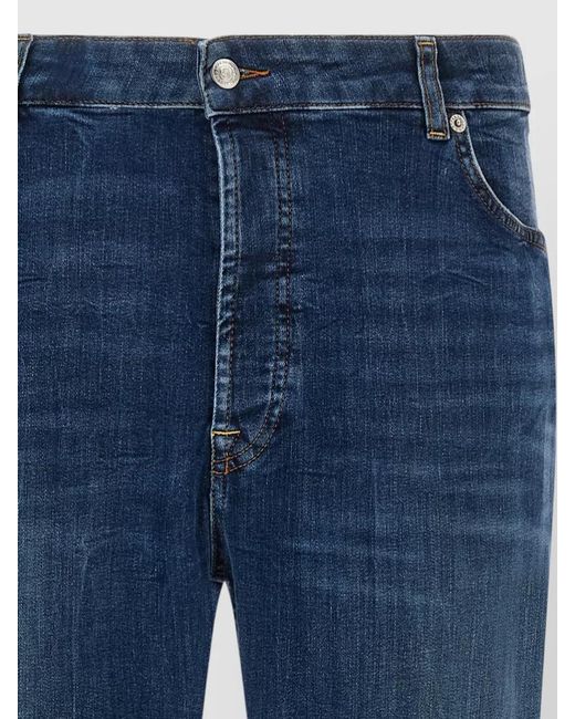 Department 5 Blue Drake Jeans Belt Loops Contrast Stitching for men