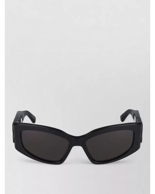 Balenciaga Black Sunglasses Model Bb0321S 001 Wide Frame