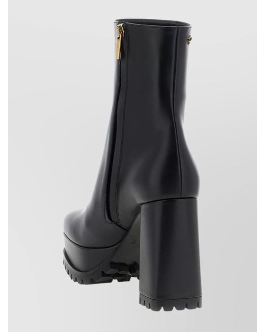 Gianvito Rossi Black Leather Ankle Boots