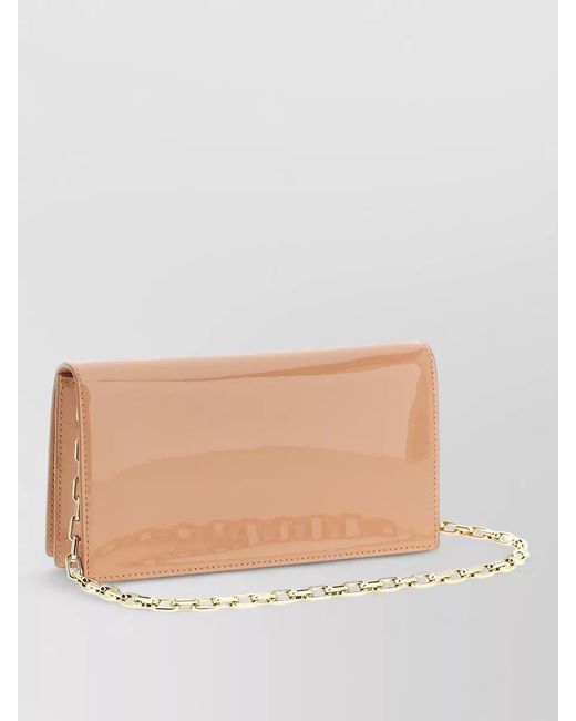 Christian Louboutin Natural Bettina Leather Clutch Bag
