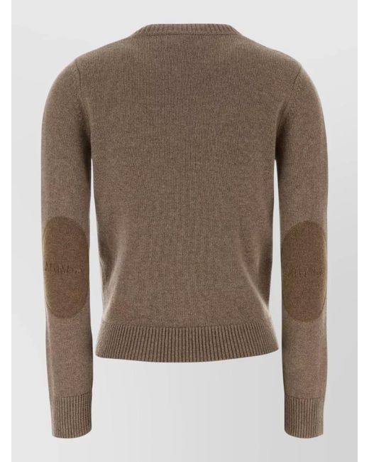 Max Mara Brown Cashmere Wool Sweatshirt