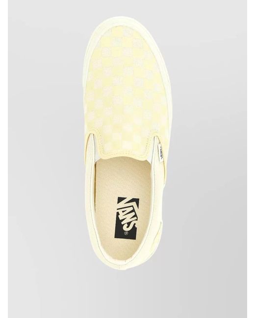 Vans Natural Slip On Sneakers Rubber Sole Design for men