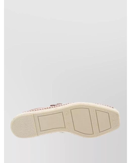 Castaner Natural Canvas Espadrille Padua Round Toe Slip On