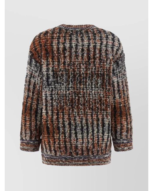 Missoni Multicolor Bouclé Wool Cashmere Cardigan