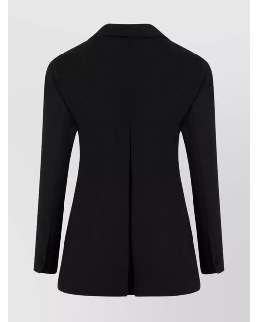 Givenchy Black Virgin Wool Single-Breasted Blazer
