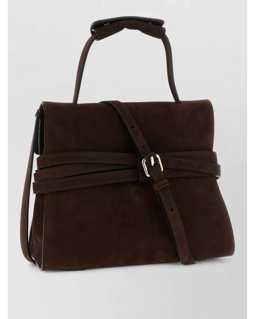 Moschino Black Tie Me Shoulder Bag Top Handle