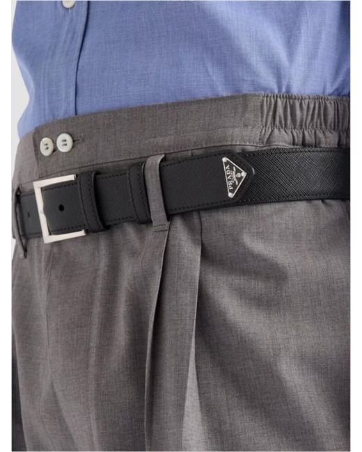 Prada Multicolor Leather Belt for men