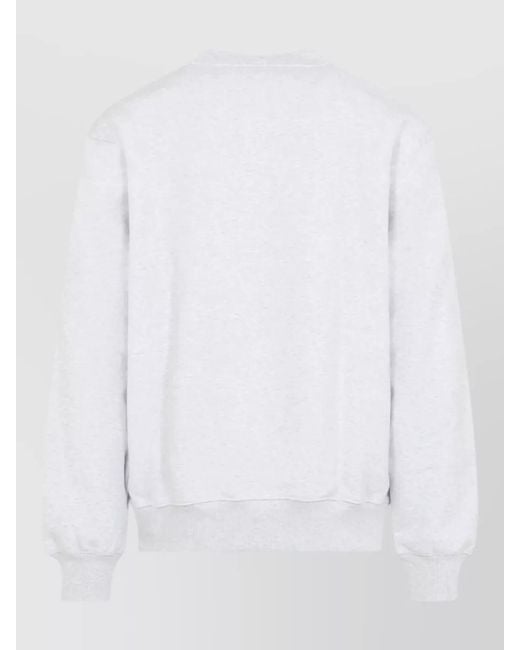 Carhartt White Carhartt Crew Neck Long Sleeve Sweatshirt for men