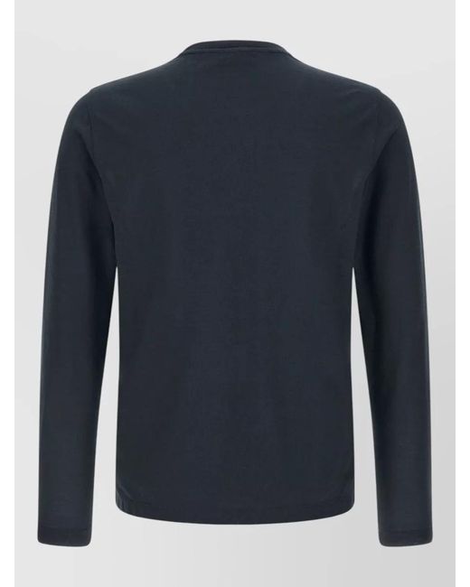 Zanone Blue Cotton Ice Cotton T-Shirt for men