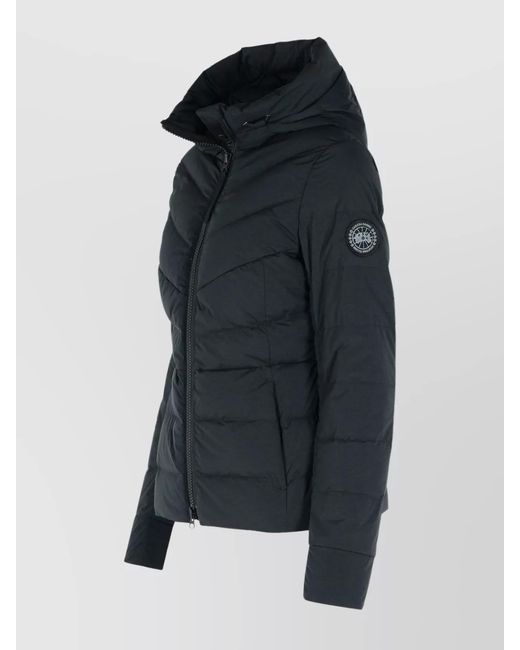 Canada Goose Black Down Hooded Puffer Jacket