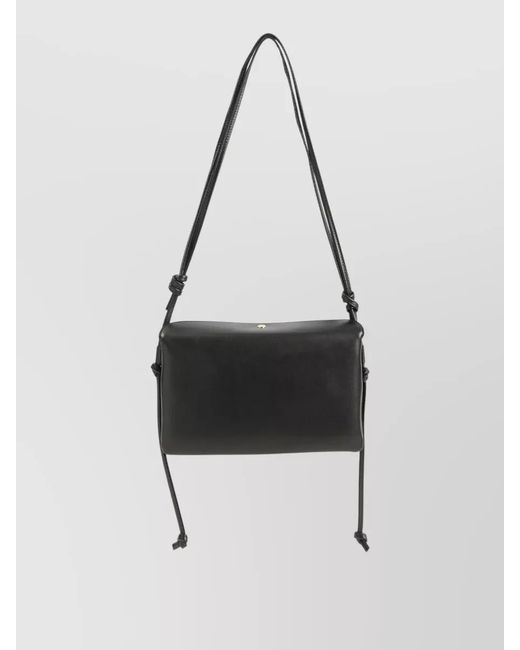 Céline White Lambskin Shoulder Bag