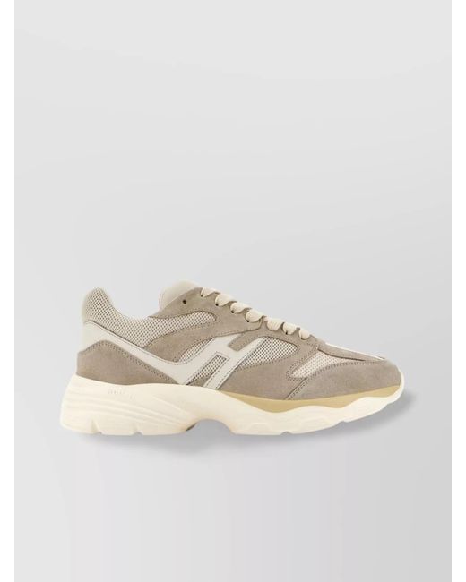 Hogan Natural Leather Low-Top Sneakers for men