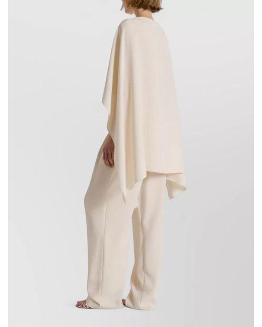 Alberta Ferretti Natural Nude Chiffon Stole