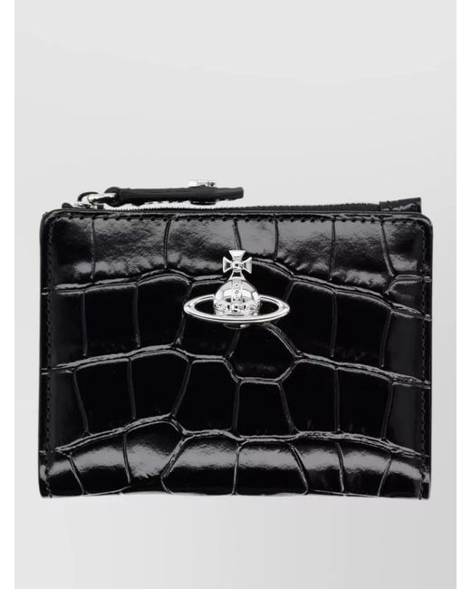 Vivienne Westwood Black Leather Card Holder