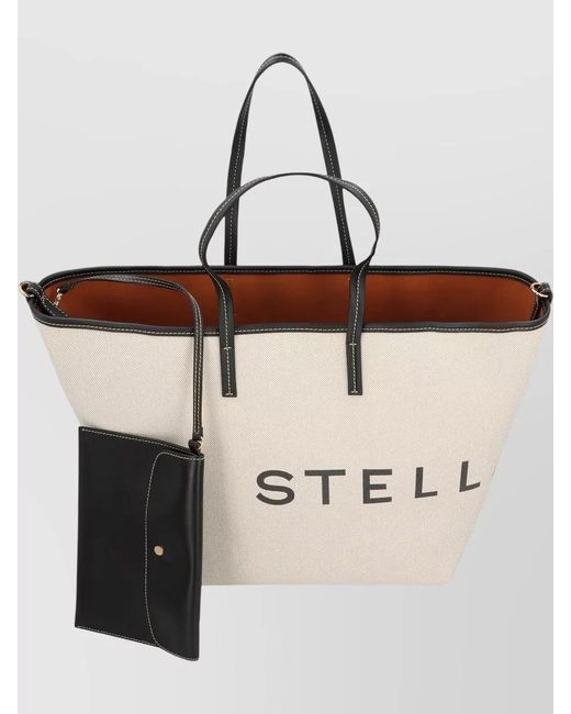 Stella McCartney Natural Canvas Tote Bag