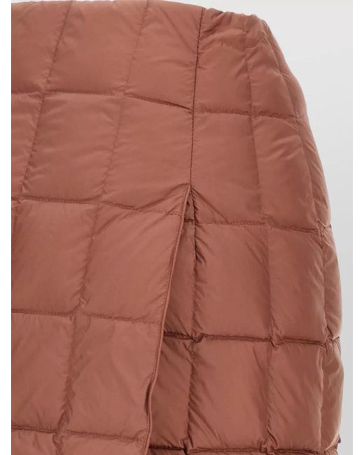 Ienki Ienki Brown Mini Plahta High Waist Wrap Skirt