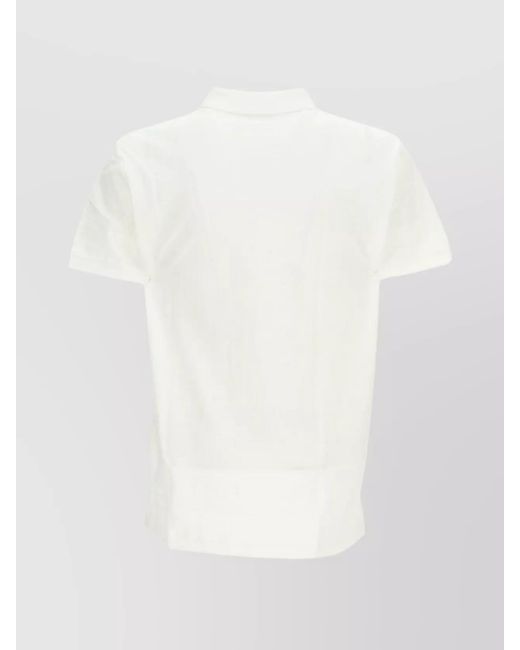 Polo Ralph Lauren White Cotton Piqué Slim-Fit Short-Sleeve Polo Shirt for men