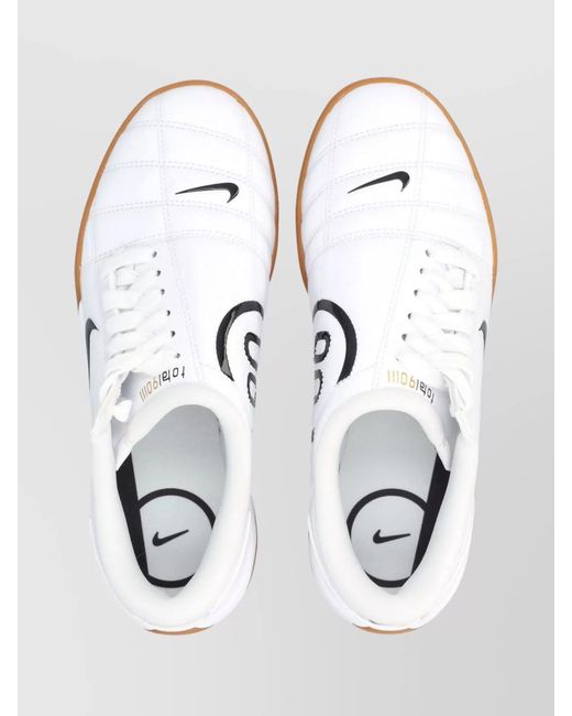 Nike White Synthetic Low-Top Sneakers