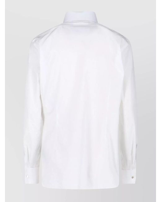 Tom Ford White Cotton Casual Shirt for men