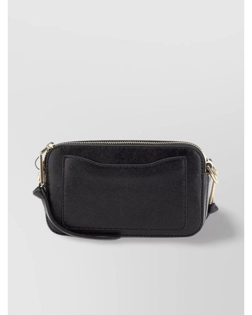 Marc Jacobs Black The Snapshot Leather Shoulder Bag