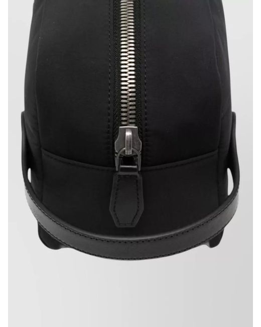 Emporio Armani Black Logo Clutch Bag Side Handle Detail for men
