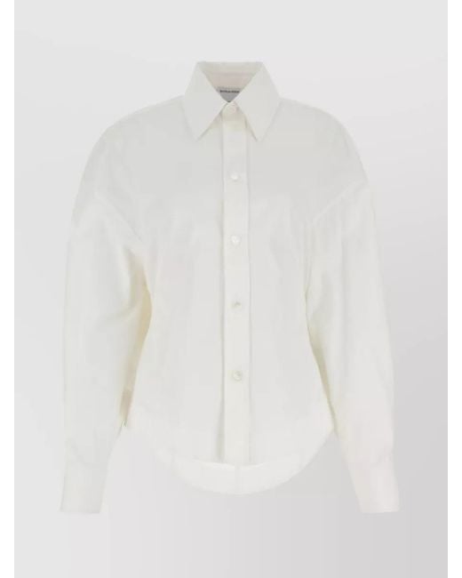 Bottega Veneta White Cotton Shirt