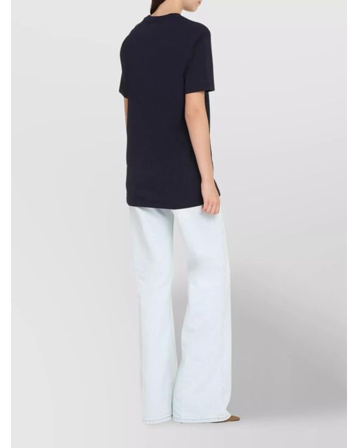 Vivienne Westwood Blue Cotton Crew-Neck T-Shirt